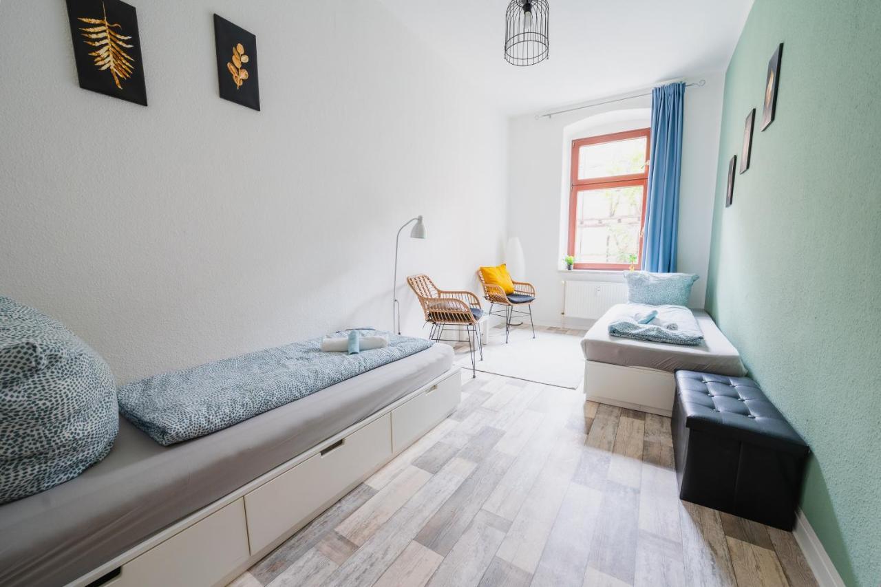 Blue Chili 08 - Magdeburg 2-Zimmer Altbau, Wi-Fi, 5 Pax Esterno foto