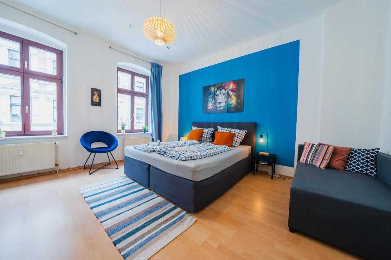 Blue Chili 08 - Magdeburg 2-Zimmer Altbau, Wi-Fi, 5 Pax Esterno foto